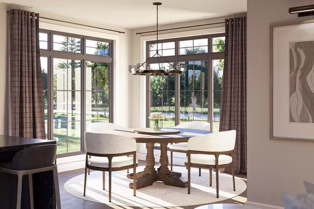 The Hawthorne tudor revival custom home interior view 3