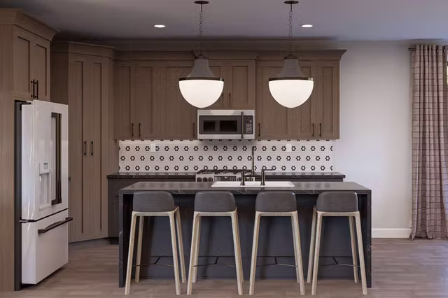 The Hawthorne tudor revival custom home interior view 5