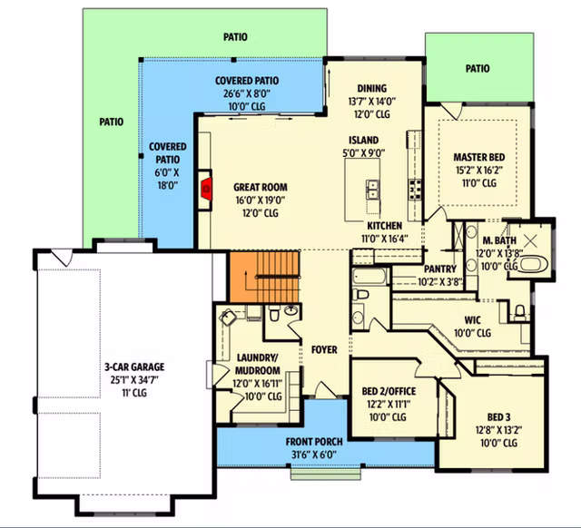 The Ironwood floor plan sheet 1