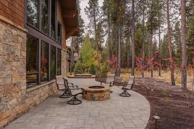 The Sierra mountain modern custom home exterior view 12