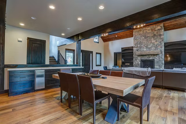 The Sierra mountain modern custom home interior view 27