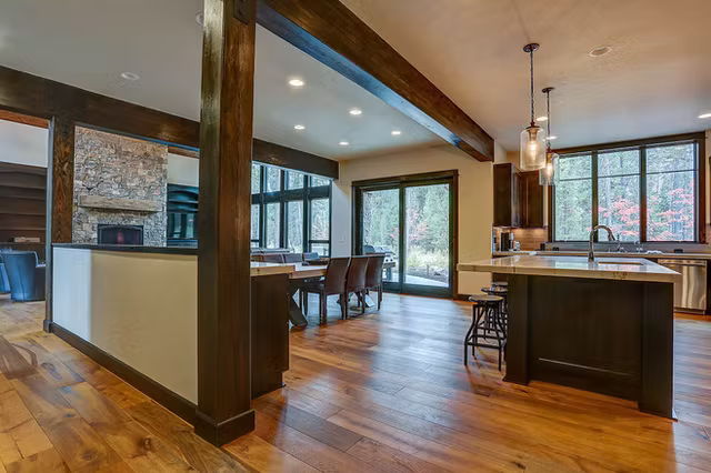 The Sierra mountain modern custom home interior view 30