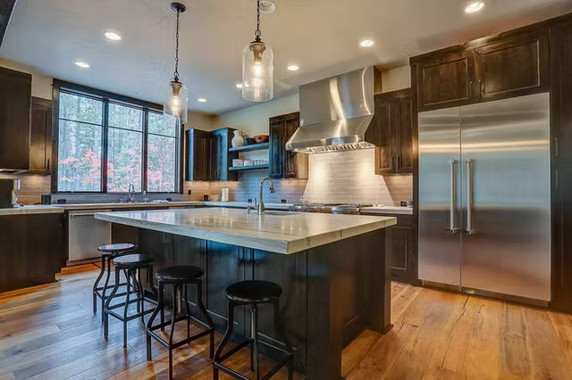 The Sierra mountain modern custom home interior view 35